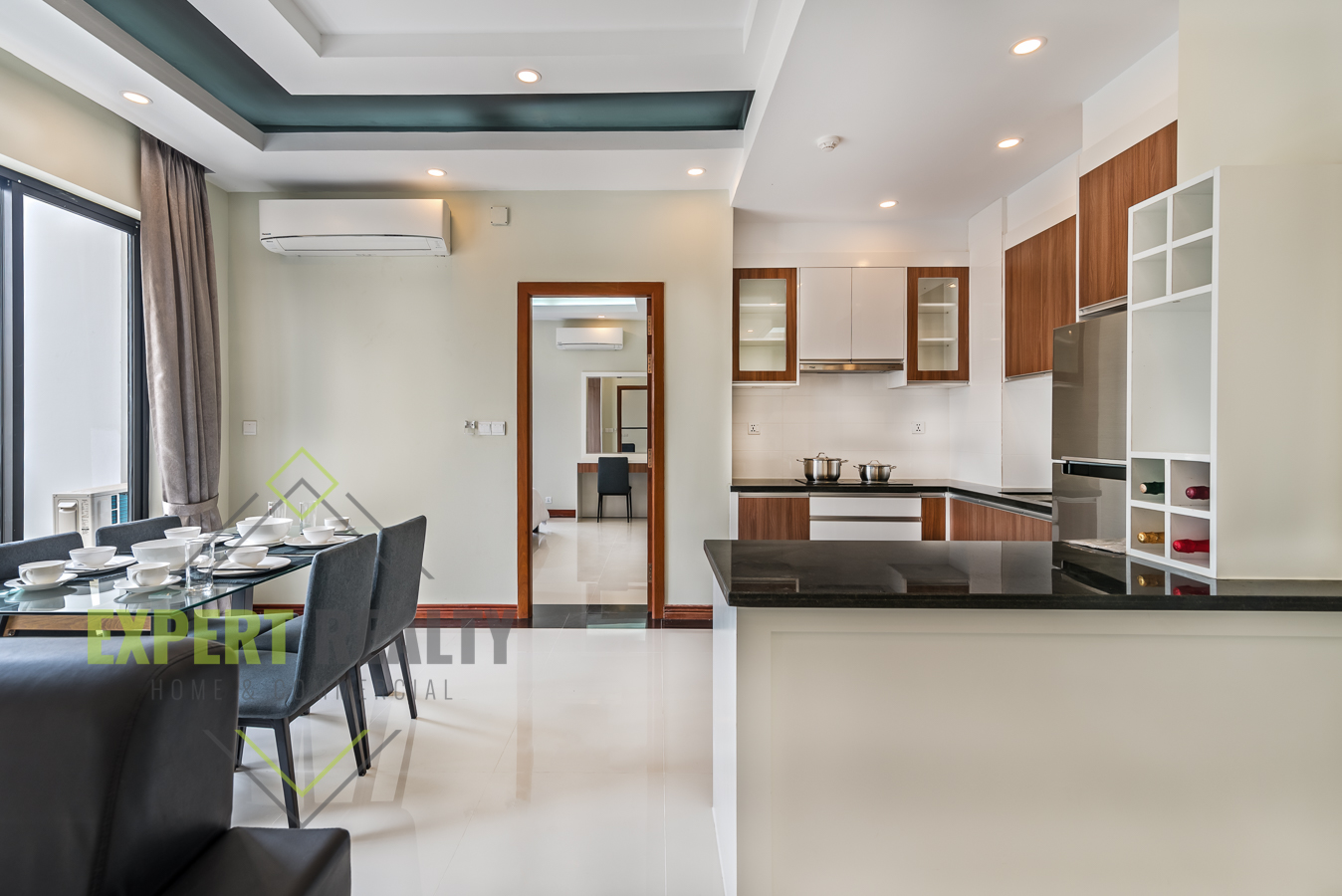 Apartment for Rent in Cambodia Phsar Derm Thkov Area 1 Bedroom Gym and Pool Expert Realty