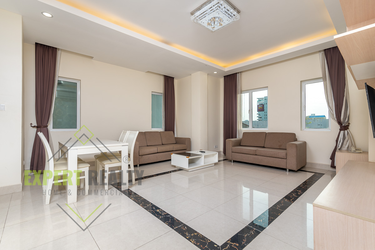 Apartment For Rent In Cambodia Beoung Trobek Area 2 Bedrooms with