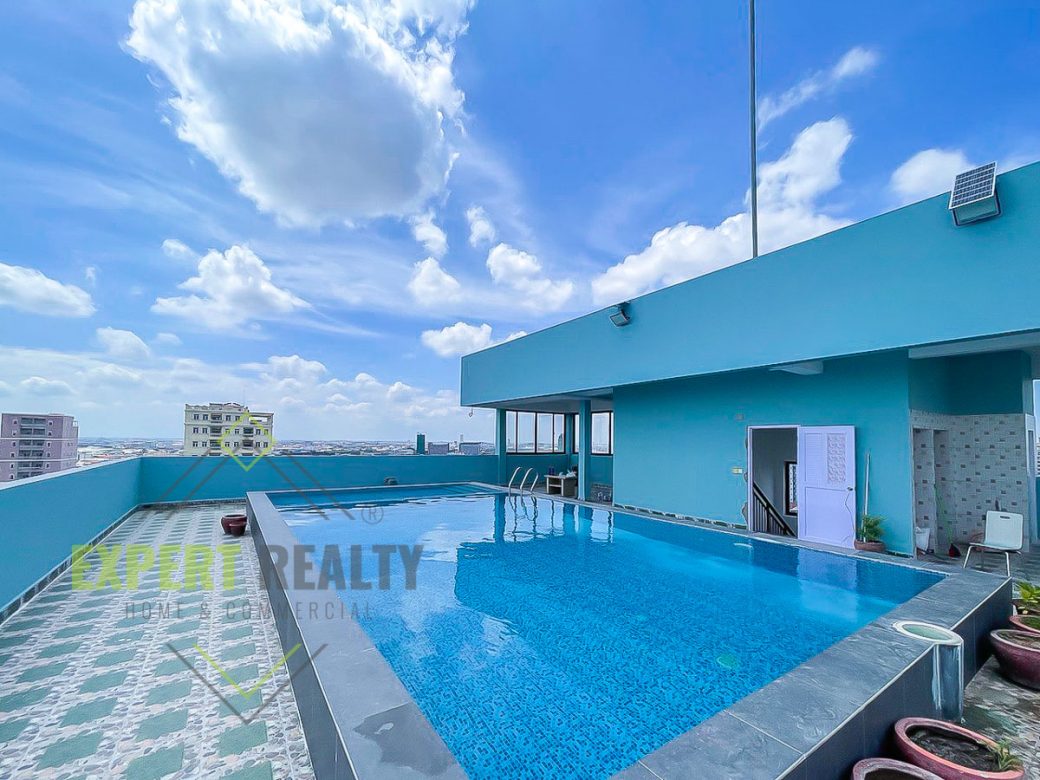 Apartment for Rent in Cambodia Phsar Derm Thkov Area 1 Bedroom Gym